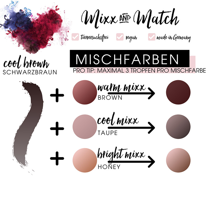 Microblading Mischfarben für jeden Hauttyp vorgefertigt